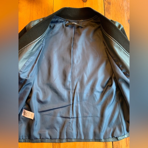 Cut25 blue leather jacket. Size 4 - Picture 8 of 11